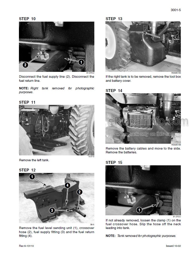 Photo 3 - Case MX210 MX230 MX255 MX285 Magnum Service Manual Tractor 6-12723