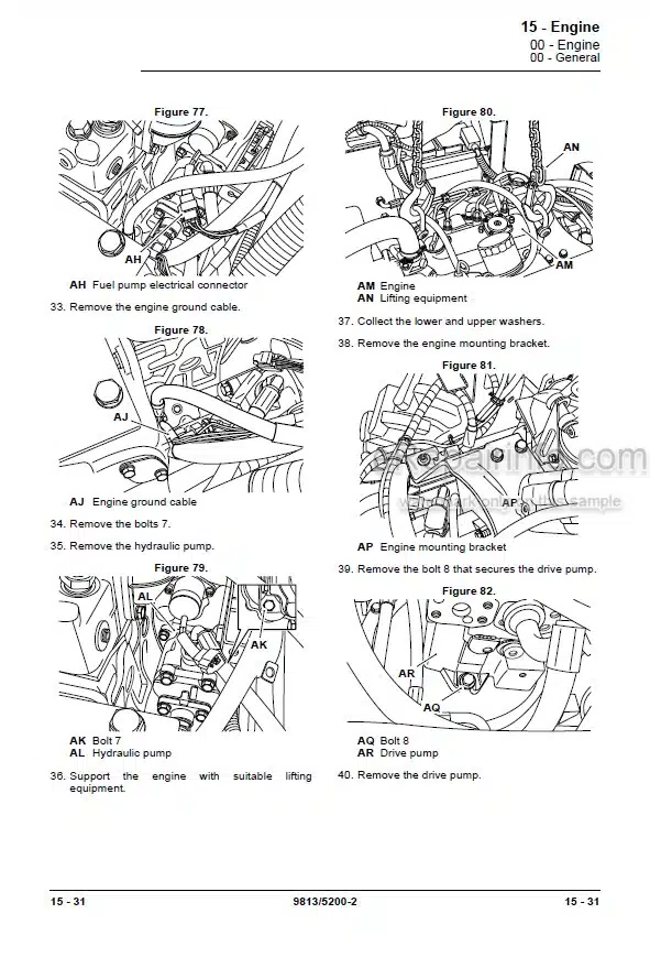 Photo 11 - JCB 1THT Service Manual Dumper 9813-5200