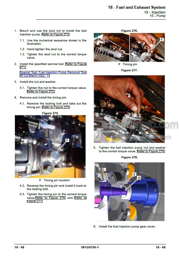 Photo 7 - JCB 380 JS370 T2 IND Service Manual Excavator 9813-8700