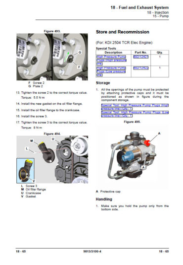 Photo 5 - JCB 406 407 409 Service Manual Wheel Loader 9813-3100