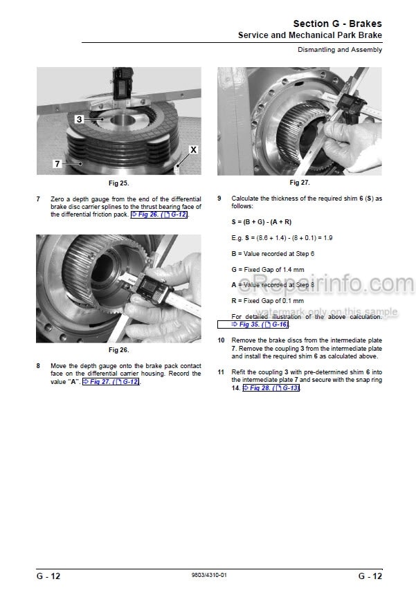 Photo 13 - JCB 406 409 Service Manual Wheel Loader 9803-4310