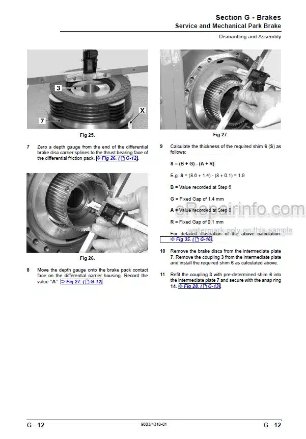 Photo 7 - JCB 406 409 Service Manual Wheel Loader 9803-4310