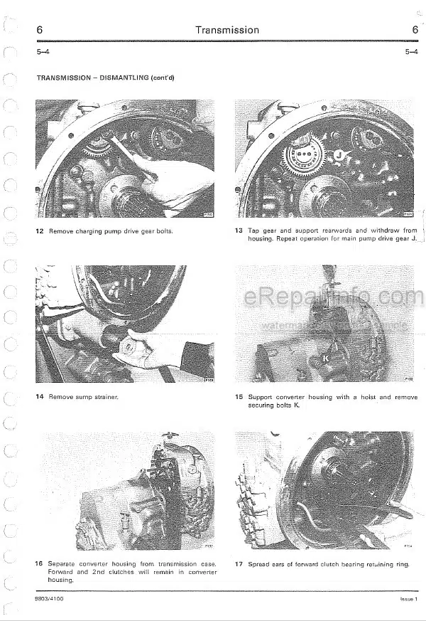 Photo 7 - JCB 411 416 Service Manual Wheel Loader 9803-4150