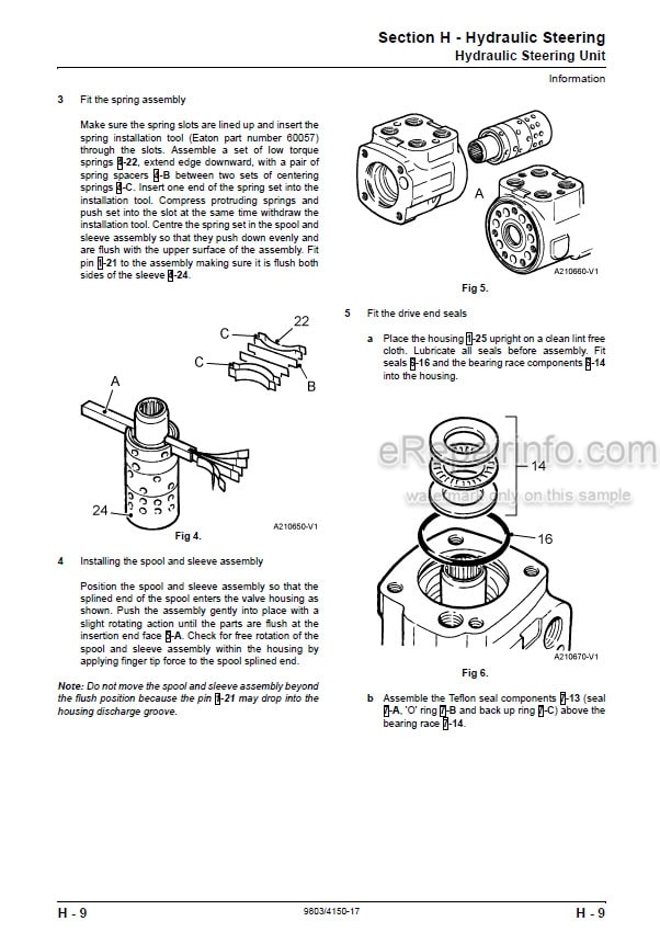 Photo 10 - JCB 411 416 Service Manual Wheel Loader 9803-4150