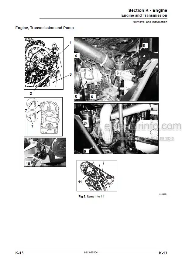 Photo 8 - JCB JZ235 JZ255 Tier III Auto Service Manual Excavator 9803-6560