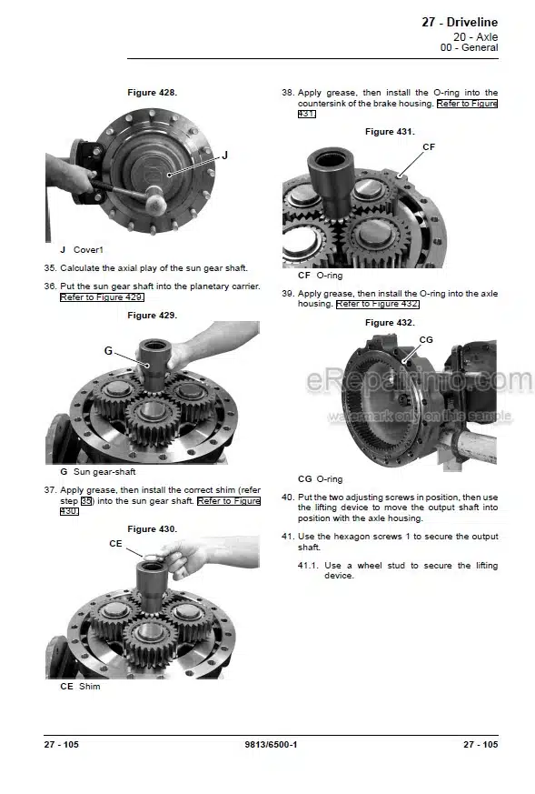 Photo 7 - JCB 422ZX Service Manual Wheel Loader 9813-8400