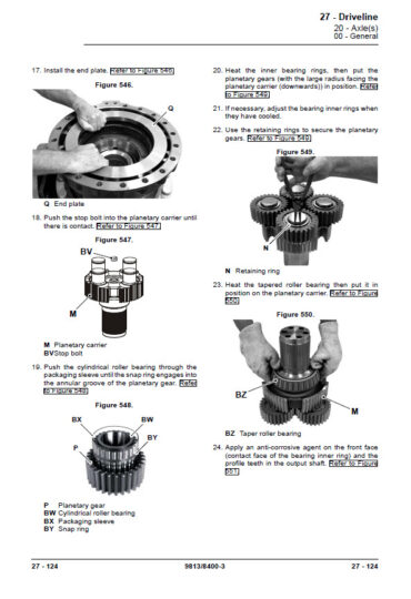 Photo 3 - JCB 422ZX Service Manual Wheel Loader 9813-8400