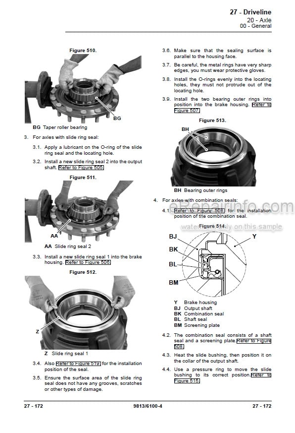 Photo 3 - JCB 427 435S 437 Service Manual Wheel Loader 9813-6100