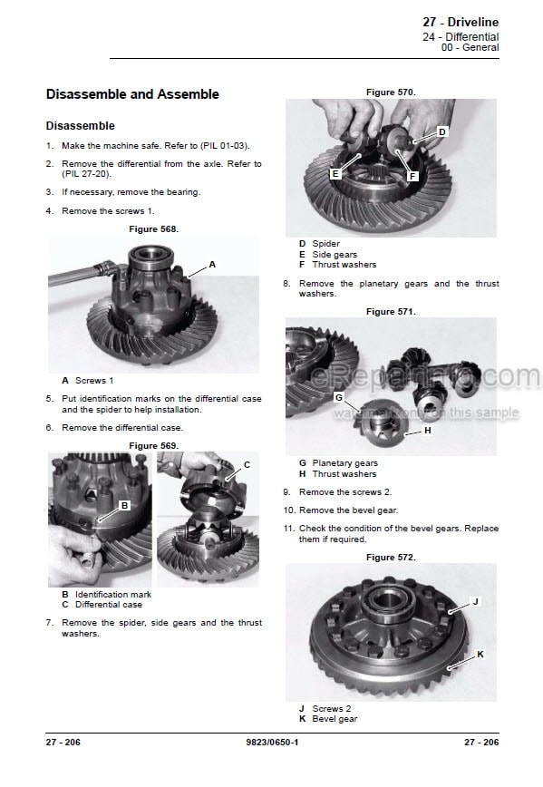 Photo 12 - JCB 432ZX Plus Service Manual Wheel Loader 9823-0650