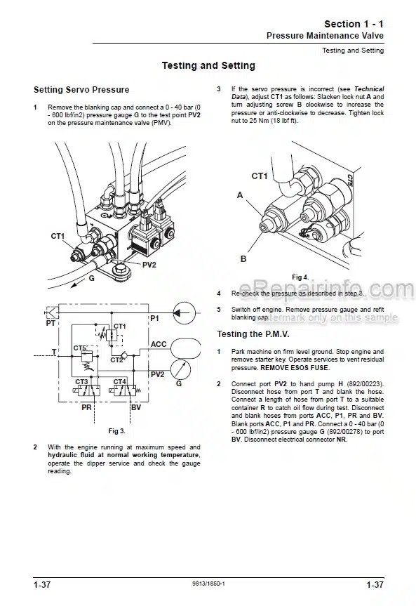 Photo 7 - JCB 8056 Service Manual Compact Excavator 9803-9296