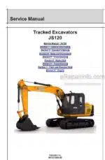 Photo 5 - JCB JS120 JS120 Upgrade Service And Operators Manual Excavator 9813-1300