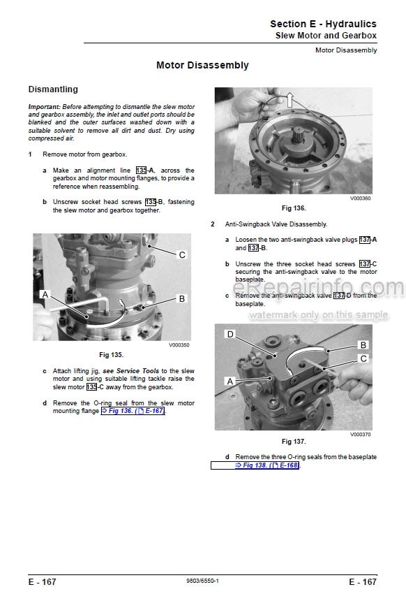 Photo 7 - JCB JS200W Tier III Service Manual Wheel Excavator 9803-9540