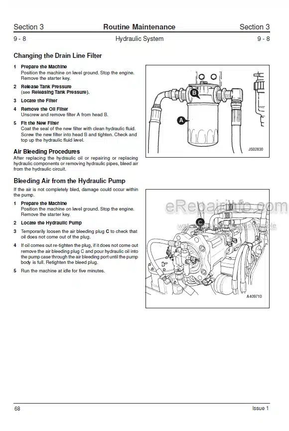 Photo 2 - JCB JS210LC Service Manual Excavator 9803-6510IND
