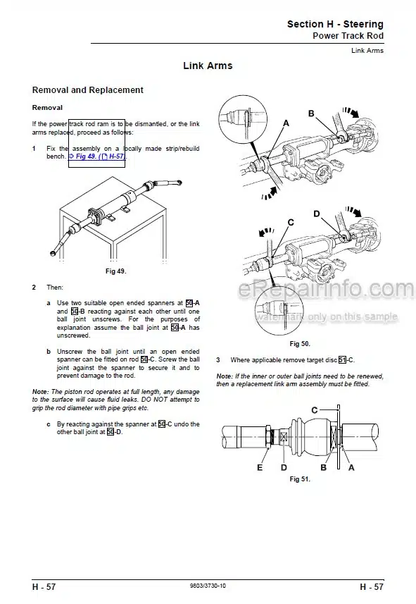 Photo 4 - JCB Side Engine Loadall Service Manual Telescopic Handler 9803-3730