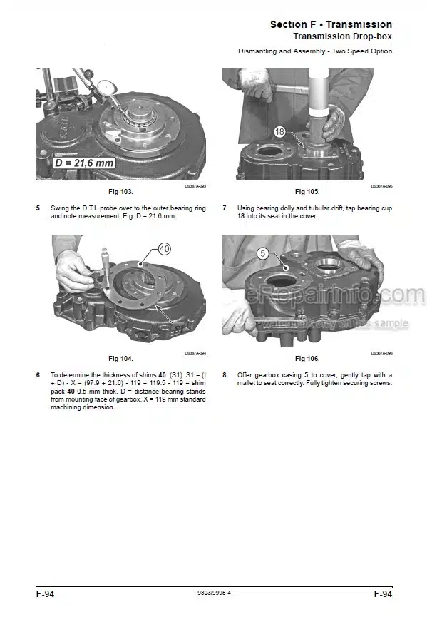 Photo 10 - JCB TM180 TM220 Service Manual Wheel Loader 9803-9995