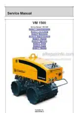 Photo 5 - JCB VM1500M VM1500F Service Manual Vibratory Roller 9803-9940