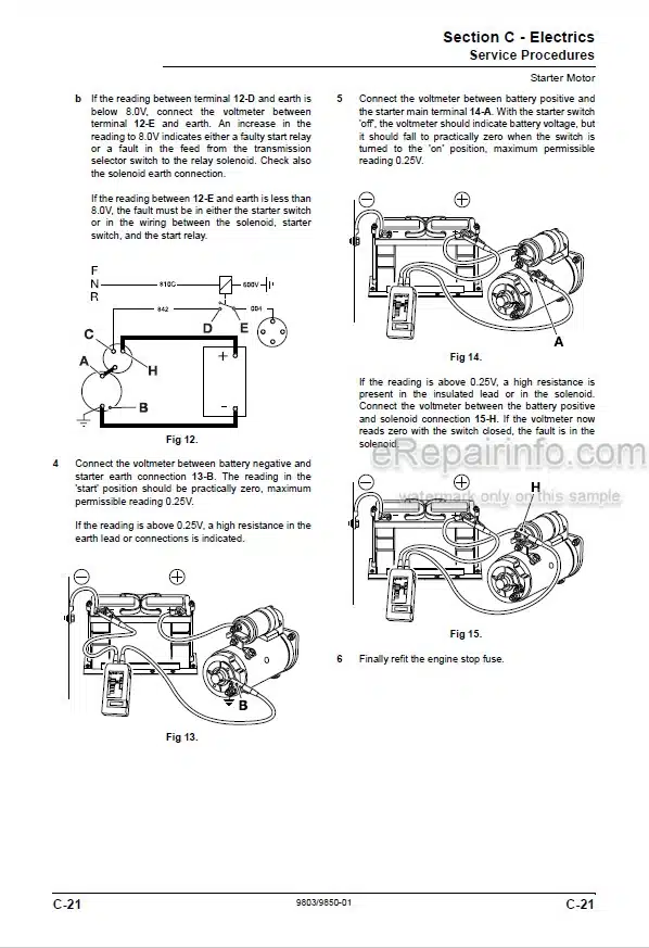 Photo 7 - JCB TM200 TM270 TM300 Service Manual Telescopic Wheel Loader 9803-4225