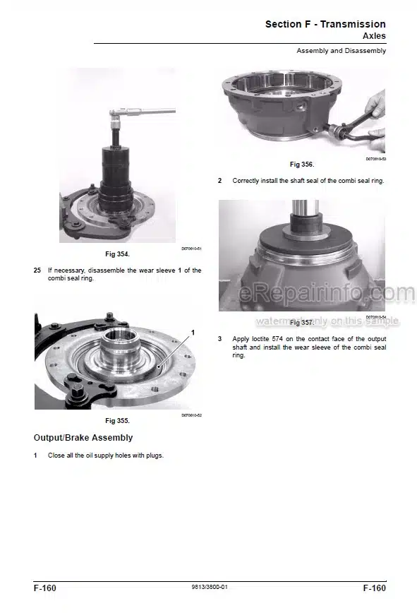Photo 7 - JCB WLS 430ZX Service Manual Wheel Loader 9813-1050