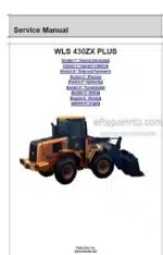 Photo 5 - JCB WLS 430ZX 430ZX Plus Service And Operators Manual Wheel Loader 9813-4650