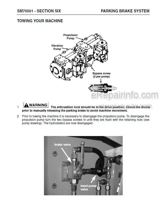 Photo 7 - Vibromax 752C Service Manual Tandem Drum Roller SM71001
