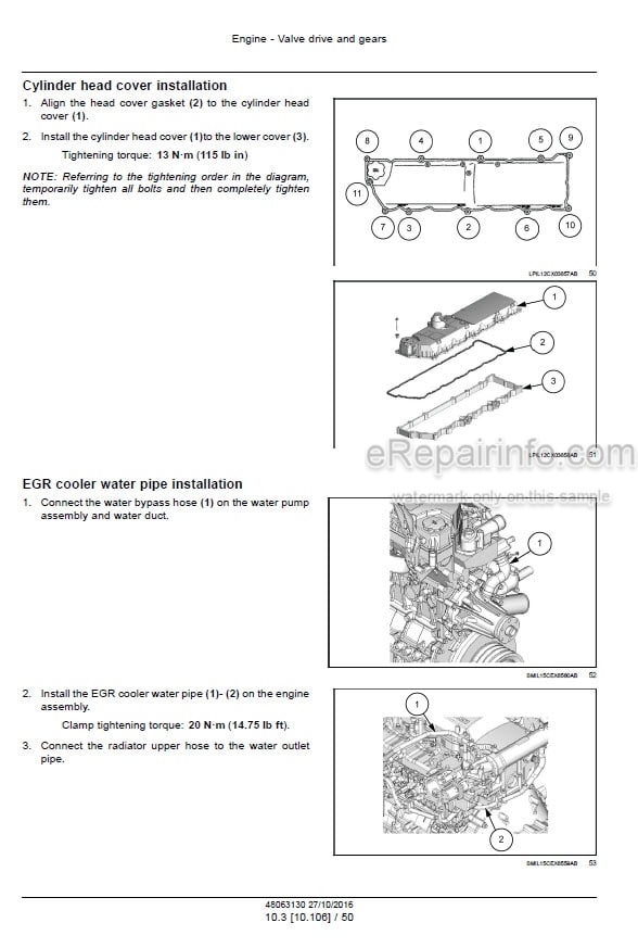 Photo 3 - Case CX300C Service Manual Crawler Excavator 48063130