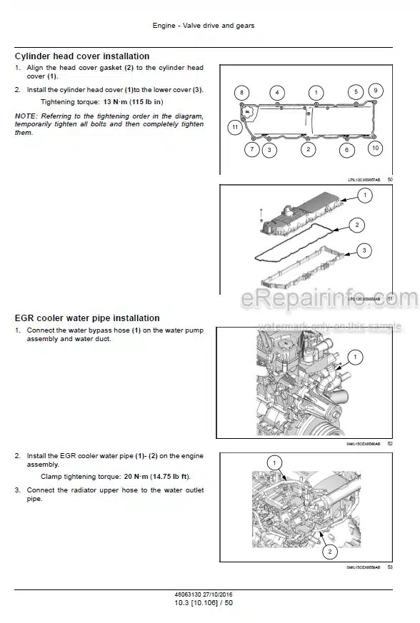 Photo 6 - Case CX300C Service Manual Crawler Excavator 48063130