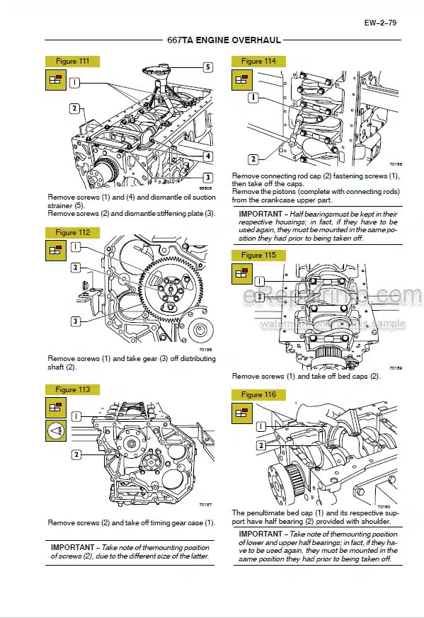 Photo 7 - CNH 6TAA-8304 6TAA-9004 Repair Manual Engine For 2377 2388 225 250 280 310 Magnum STX280 STX330 Tractor 87518866