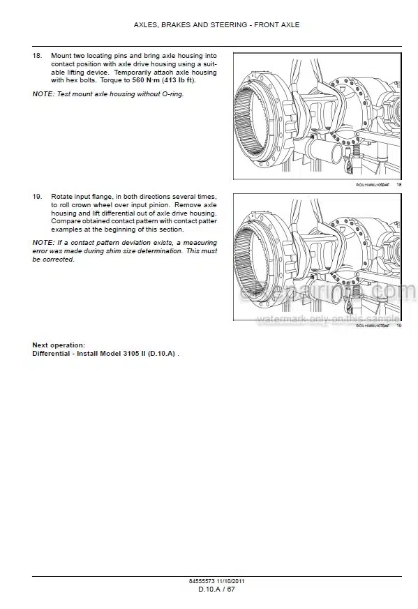 Photo 3 - Case 1021F 1121F Tier 4 Service Manual Wheel Loader[2]