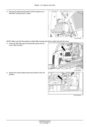 Photo 6 - Case 1150M Stage IIIB Service Manual Crawler Dozer 47907866