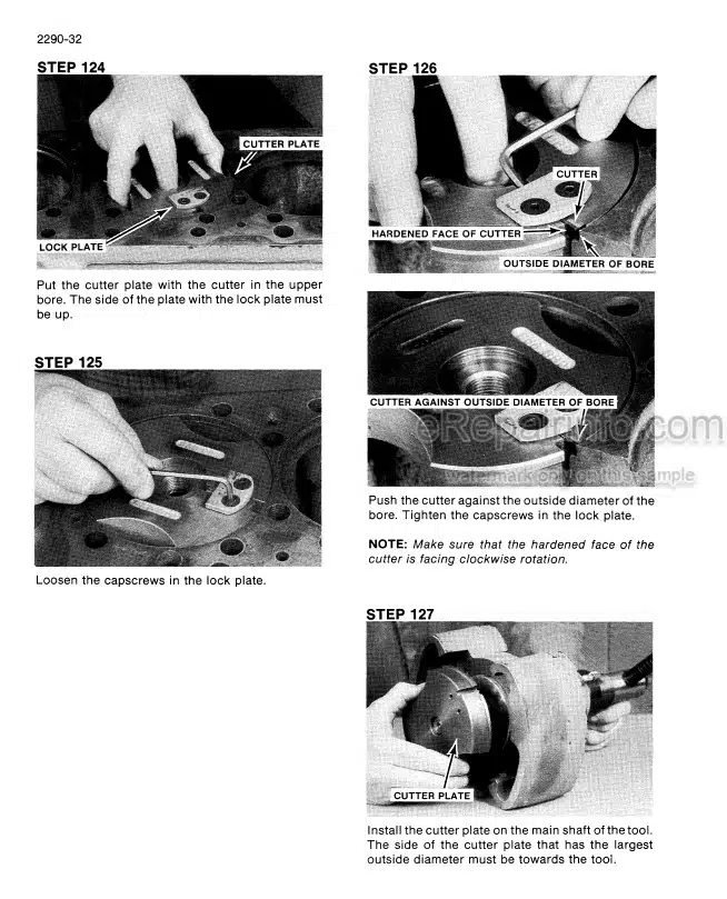 Photo 7 - Case 1650 Stage IIIB Service Manual Crawler Dozer 47907869