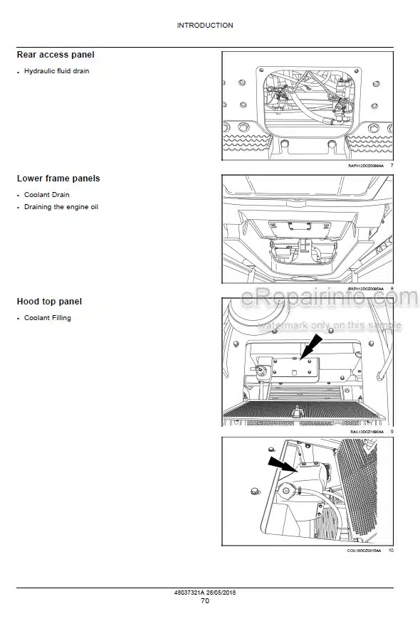Photo 7 - Case 2050M Service Manual Crawler Dozer 71114548