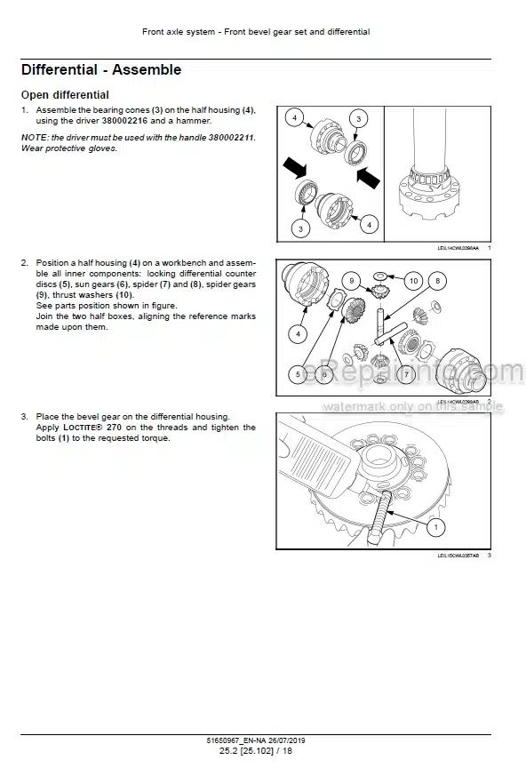 Photo 2 - Case 21F 121F 221F 321F Tier 4B Final Service Manual Compact Wheel Loader 51650967