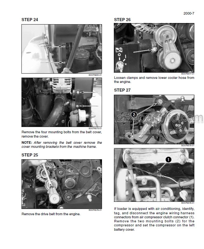 Photo 9 - Case 521E Tier 3 Service Manual Wheel Loader 84243970R0