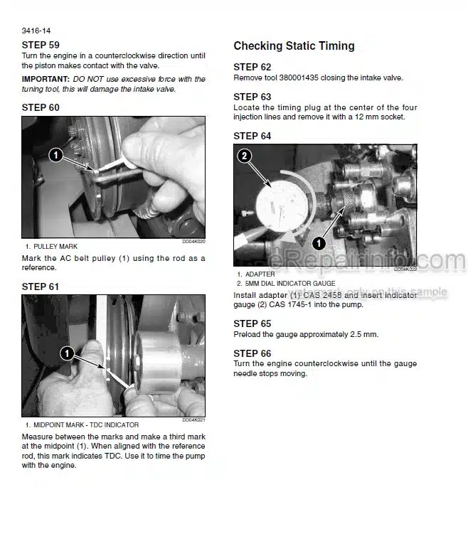 Photo 2 - Case 580M 580 590 Super M Super M Plus Series 3 Repair Manual Loader Backhoe 87728449NA