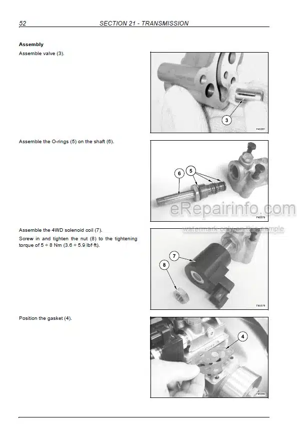 Photo 1 - Case 580T 580ST 590ST 695ST Service Manual Backhoe Loader