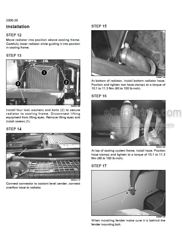 Photo 7 - Case 621E Repair Manual Wheel Loader 87723028A