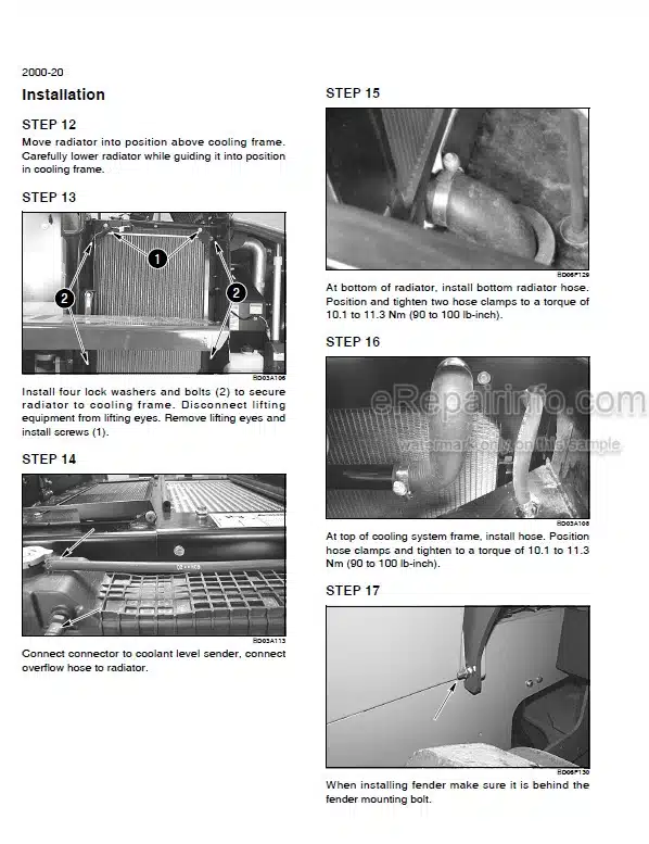 Photo 5 - Case 621E Repair Manual Wheel Loader 87723028A