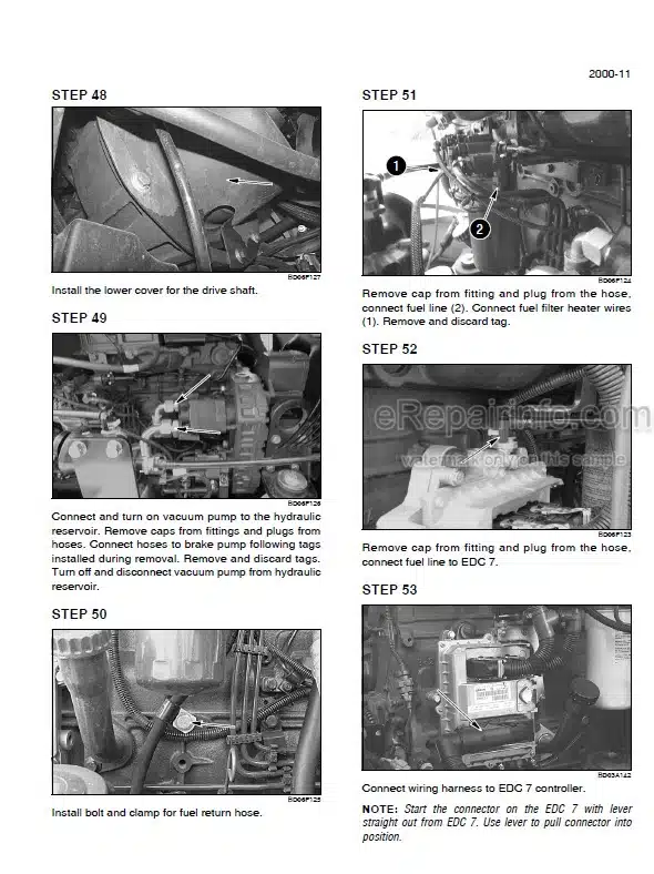 Photo 8 - Case 770EX 770EX Magnum Service Manual Tractor Loader 48190544