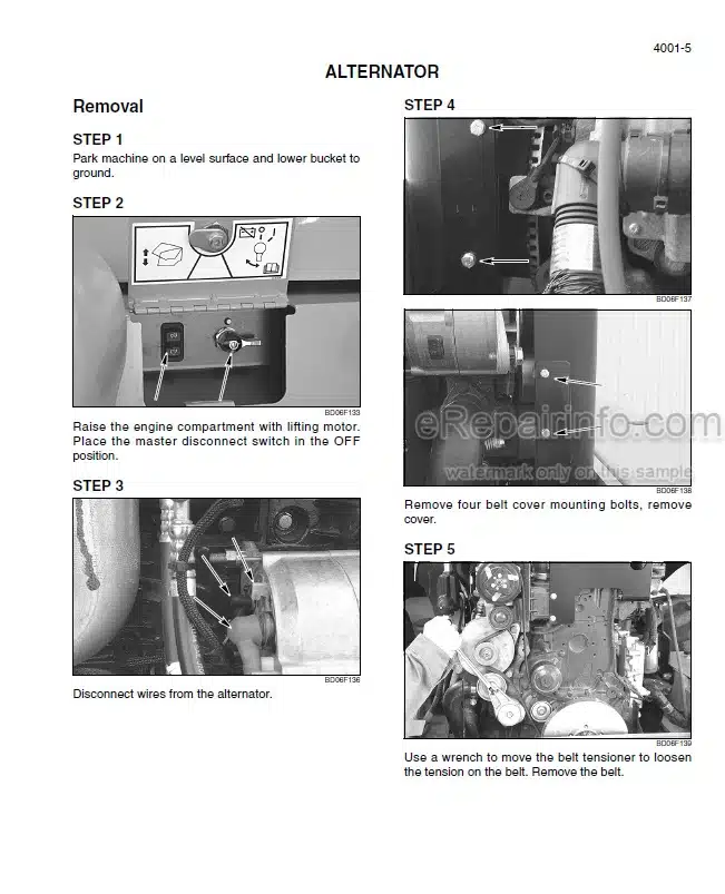 Photo 8 - Case 821E Service Manual Wheel Loader 71114025