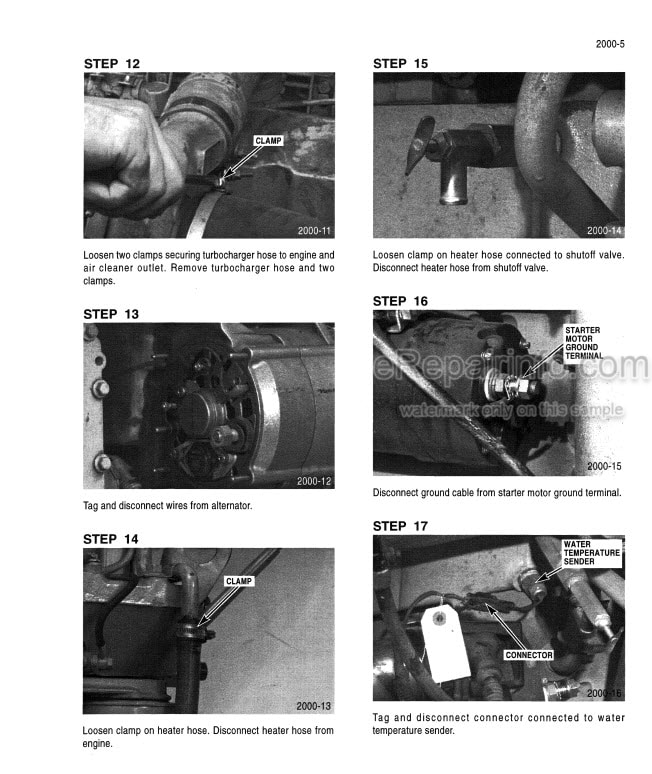 Photo 10 - Case 9045B Service Manual Excavator 7-11401