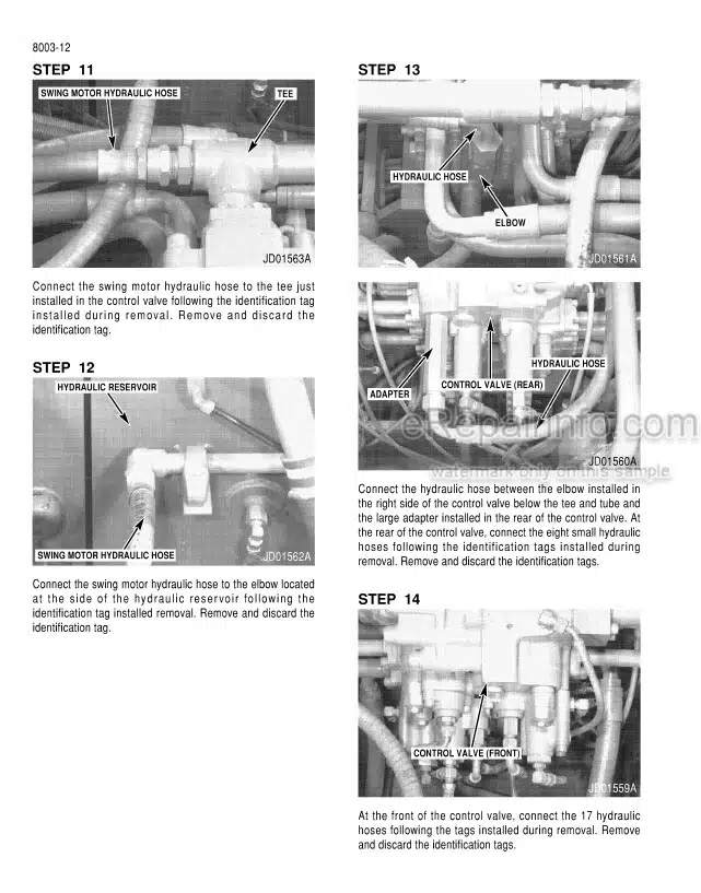 Photo 8 - Case 9050B Service Manual Excavator 7-64192