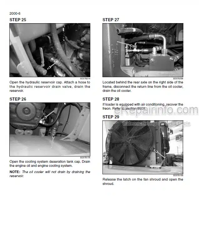Photo 6 - Case 921E Tier 3 Service Manual Wheel Loader 84299249