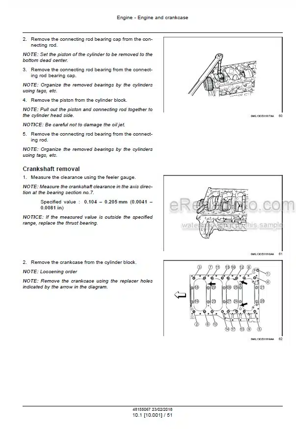 Photo 4 - Case CX290D Service Manual Crawler Excavator