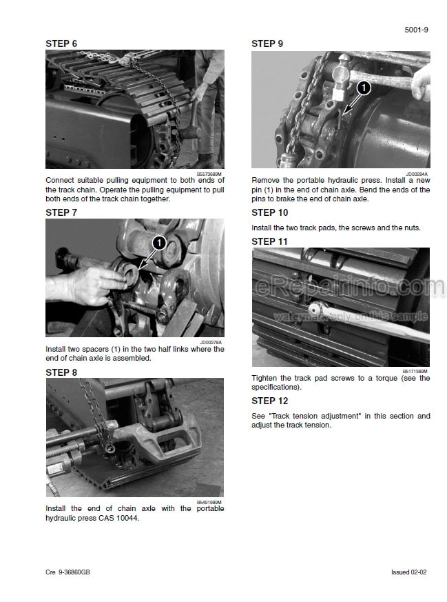 Photo 13 - Case CX800 Tier 3 Service Manual Crawler Excavator