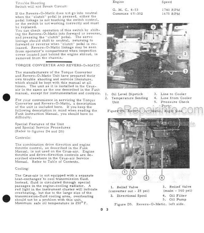 Photo 7 - Case Drott 45 Cruz Air Service Manual Excavator S406267M1