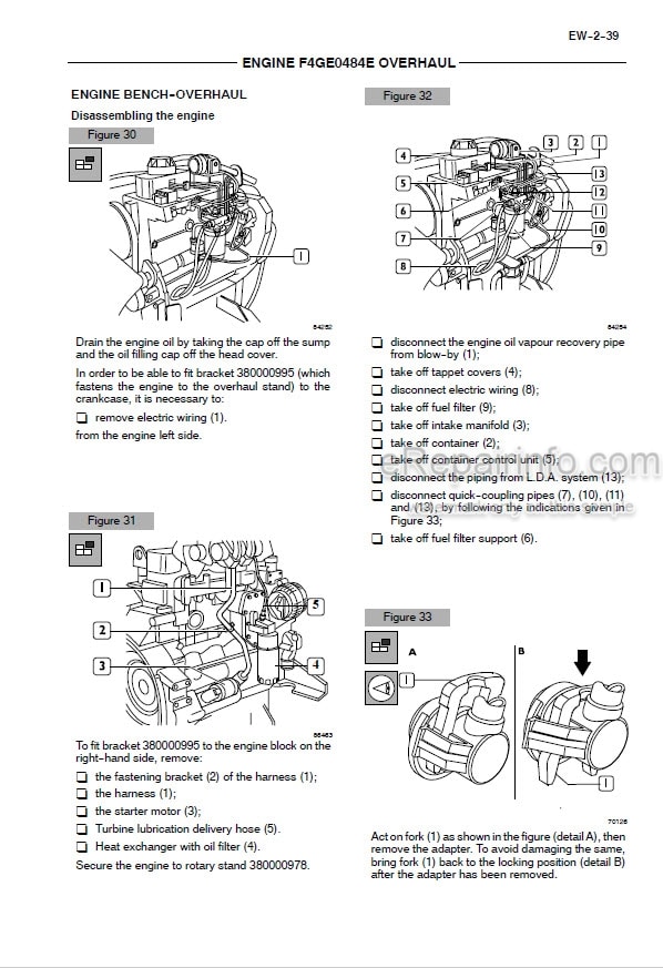 Photo 7 - Case G4.0 G4.0T Service Manual 4 Cylinder Diesel Engine 7-15480