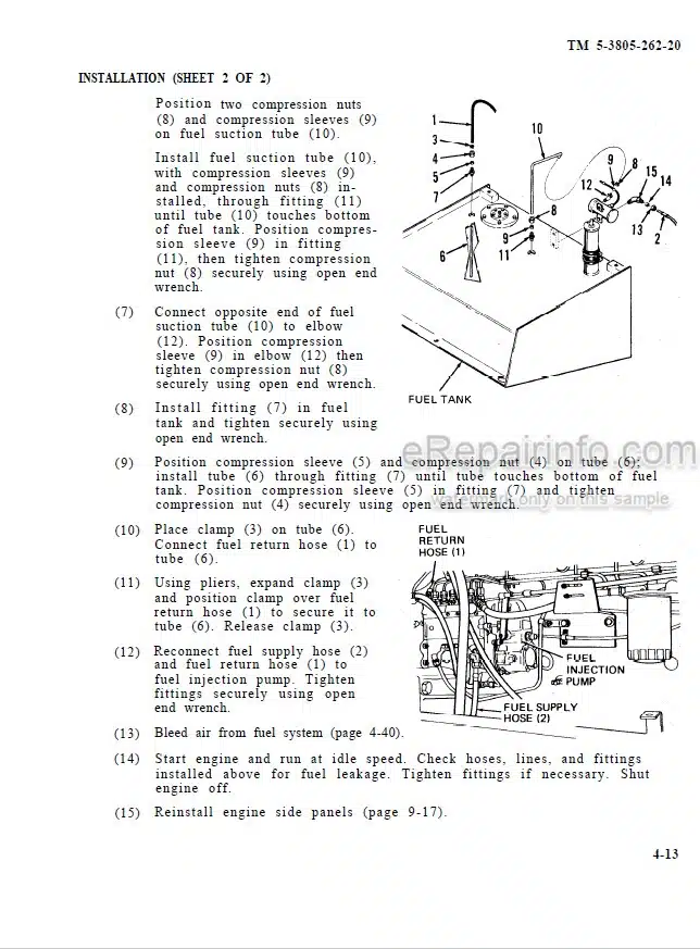 Photo 4 - Case MW24C Technical Manual Organizational Maintenance Loader TM-5-3805-262-20