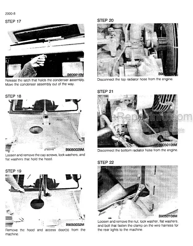Photo 8 - Case W14B Service Manual Loader 8-42830