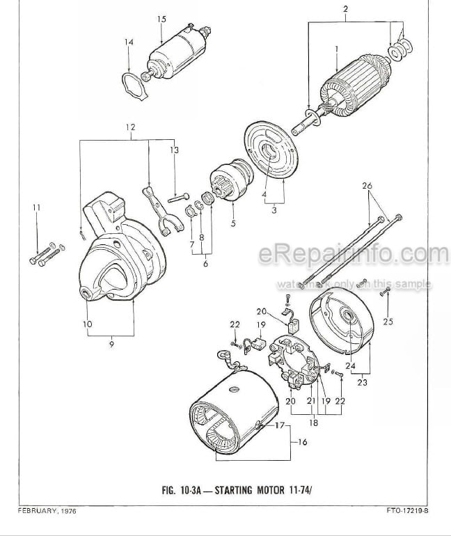 Photo 10 - Ford 1000 Parts Manual List Illustrated 2 Cylinder Compact Tractor