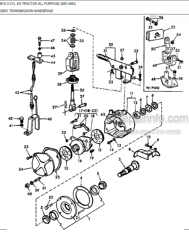 Photo 7 - Ford New Holland 8770 Master Illustrated Parts List Manual Book 6 Cylinder Ag Tractor